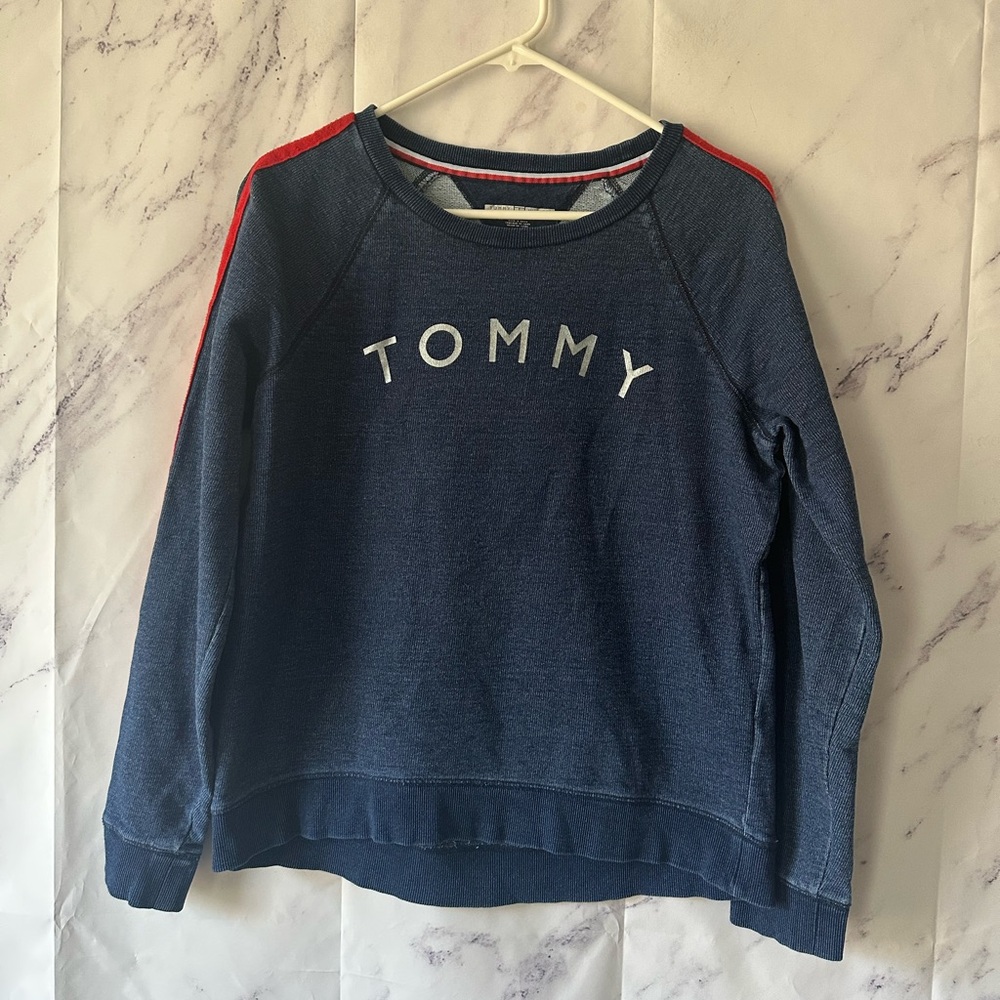 TOMMY HILFIGER SPORT PULLOVER SWEATSHIRT WOMENS MEDIUM
